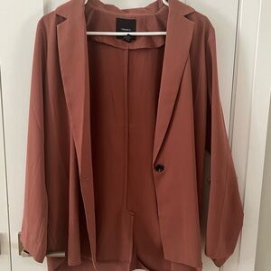 Forever 21 Mauve Blazer Lightweight Contemporary